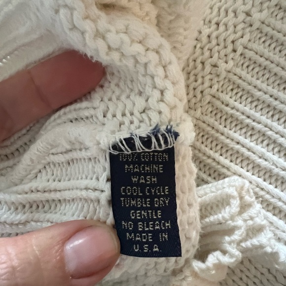 Herman Geist Knit Sweater with Lace Collar - Picture 4 of 4